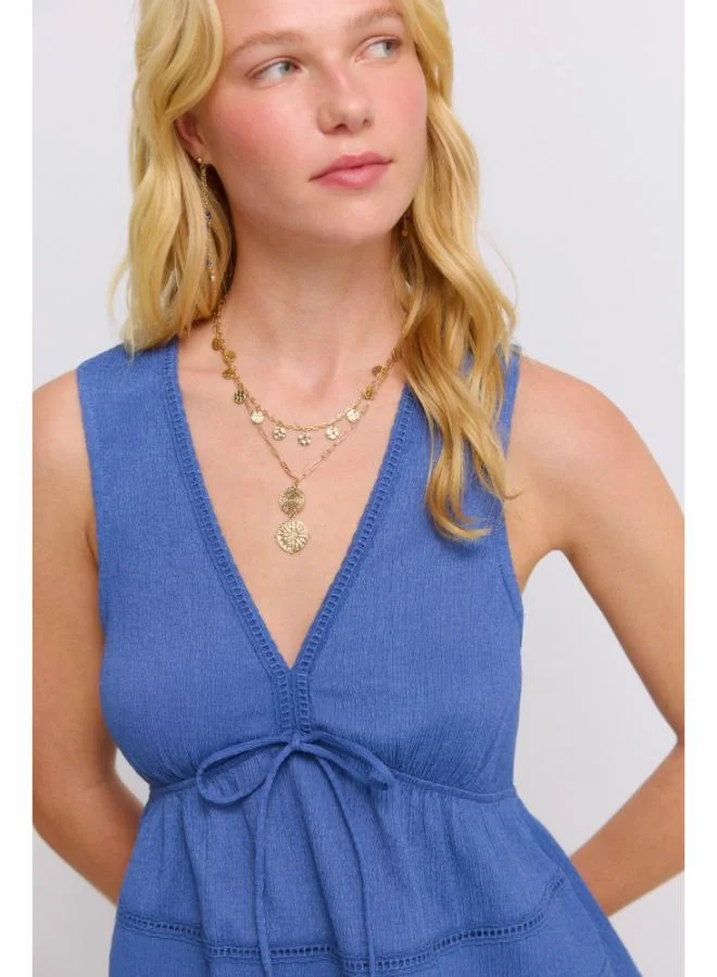 Springfield  Crochet lace top for Women | Best Price UAE