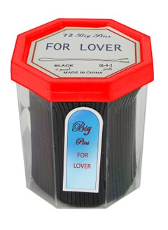 FOR LOVER Bobby Pins Set Black  Big 72pcs (Color may vary)  - Image 1
