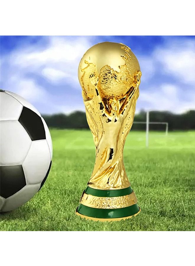 Captaintech Golden plastic Football Trophy Champion Gold Trophy World Cup Fans Football Competition - Image 4