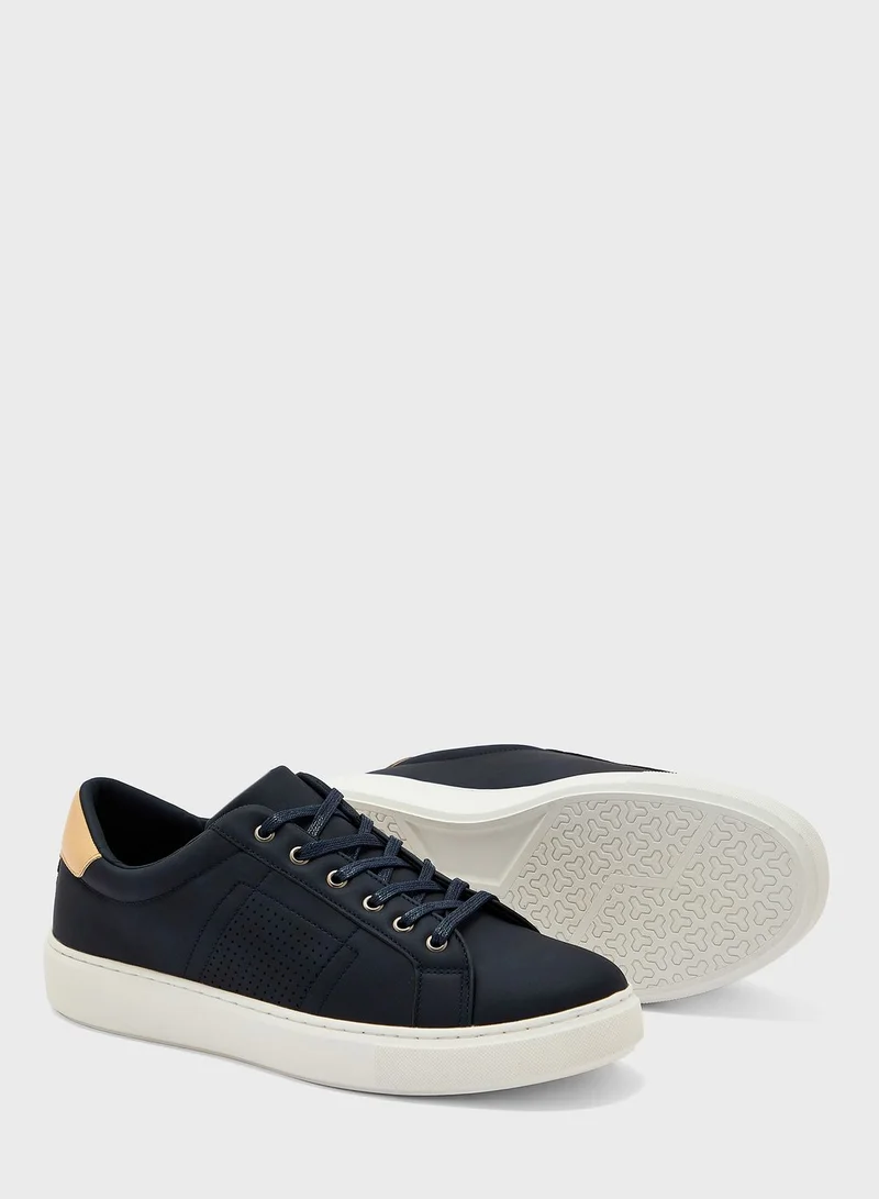 Seventy Five Perforation Detail Casual Sneakers