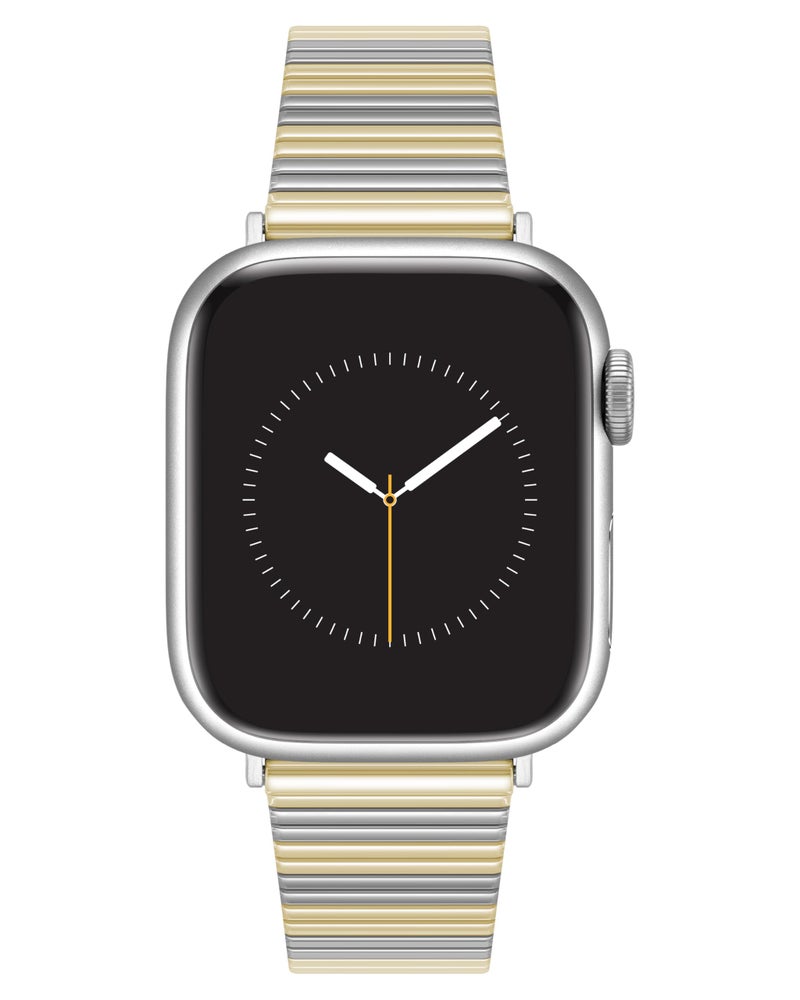 Anne Klein Stainless Steel Fashion Band for Apple Watch, Secure, Adjustable, Apple Watch Replacement Band, Fits Most Wrists - Image 1