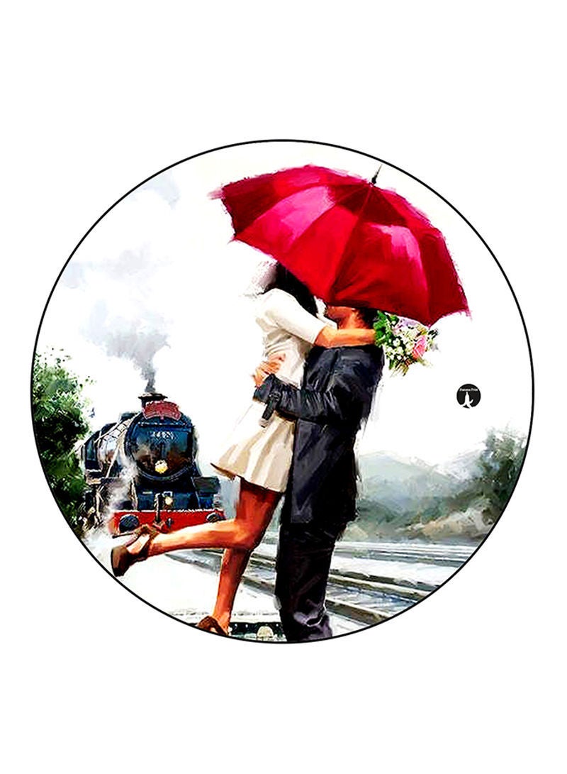 RKN Man And A Woman Printed Large Pin Multicolour - Image 1