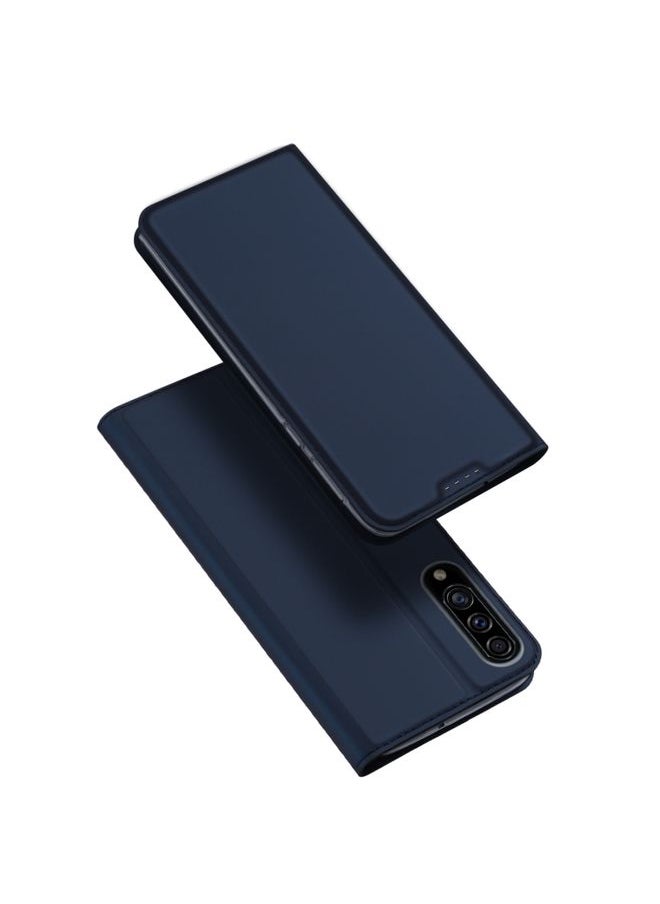 Generic - Case Cover For Samsung Galaxy A50/A50s/A30s DUX DUCIS Skin Pro Series Leather Phone Case Blue - Image 1