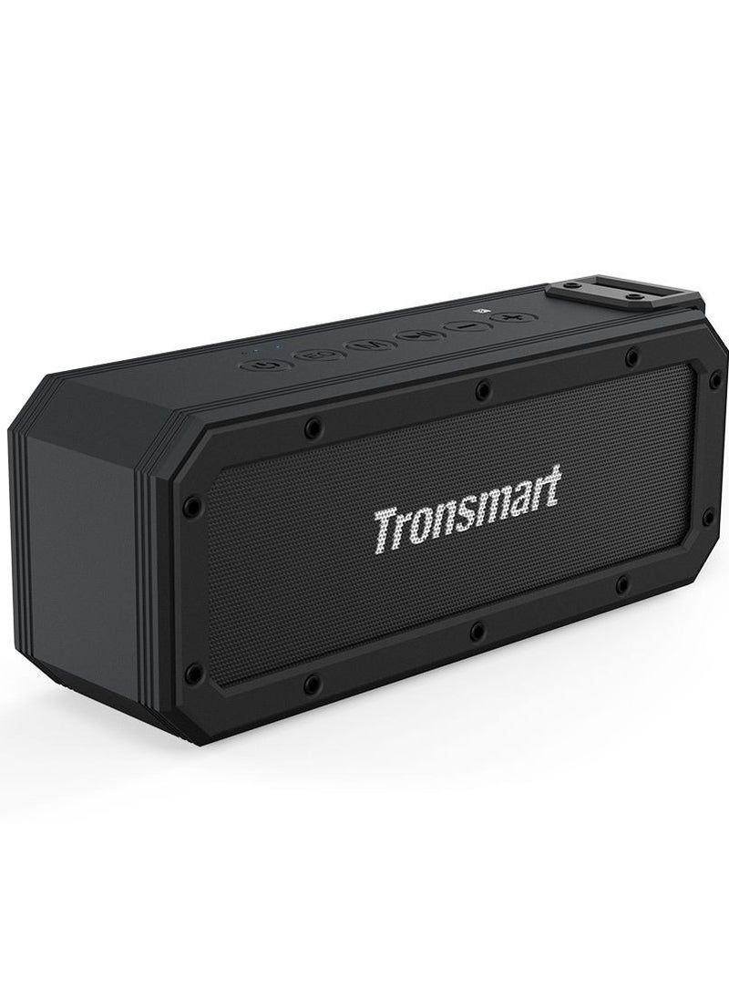 Tronsmart - Tronsmart Force + 40W Waterproof Outdoor Bluetooth speaker, Wireless Portable Speaker, 3D stereo, IPX7 Waterproof, Tri-Bass Effect, 15H Playtime, NFC, TWS, Party Speaker Indoor Outdoor - (Black) - Image 1