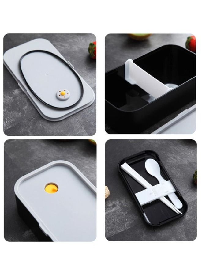 Arabest - Double Layer Sealed Japanese Bento Box, Equipped with Tableware Straps for Preservation, Adult, Student, and Children's Lunch Box - Image 1