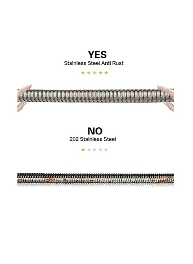 Generic 0.5 meter stainless steel shower hose, flexible and leak-proof  - Image 4