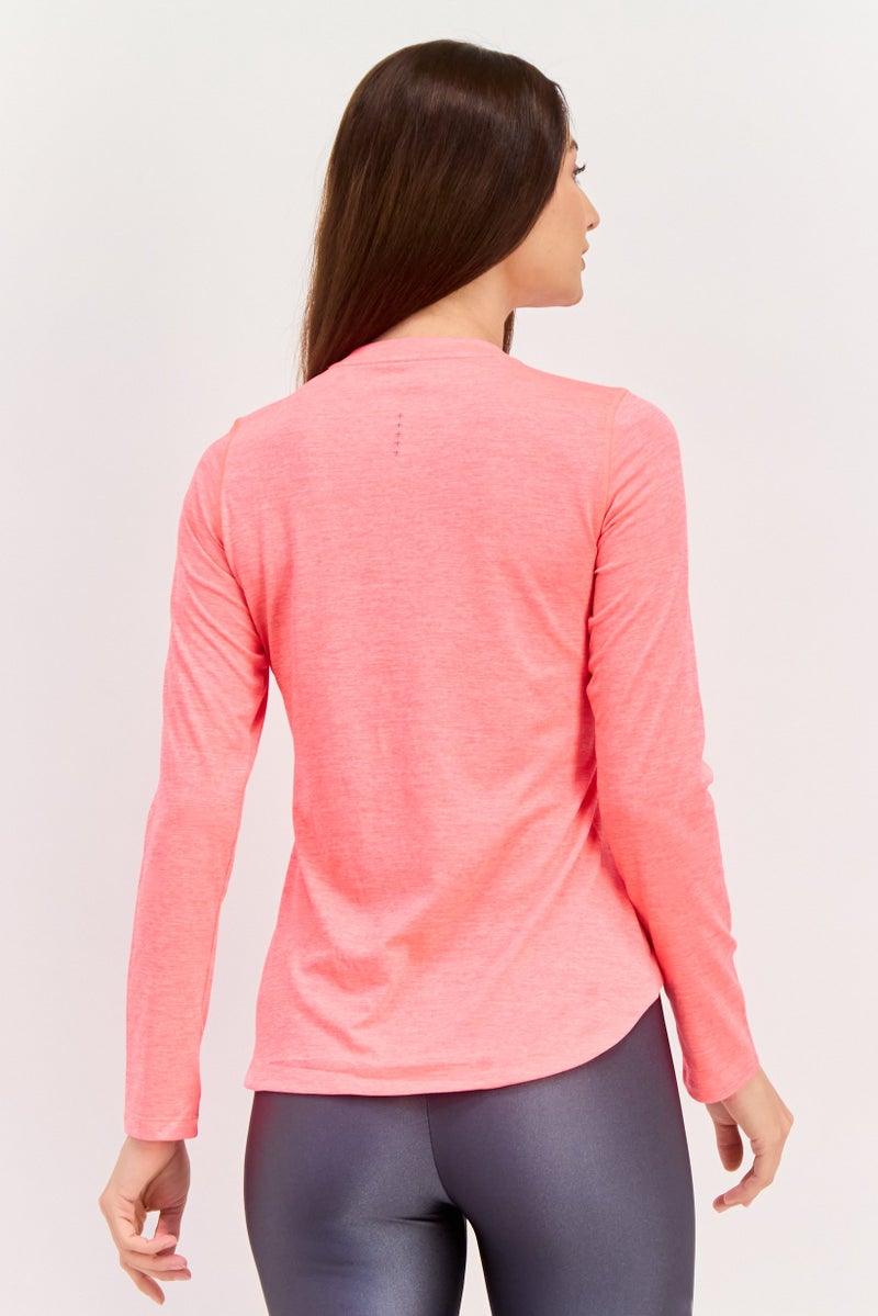 PUMA Women Sportswear Fit Long Sleeve Running T-Shirt, Coral  - Image 4