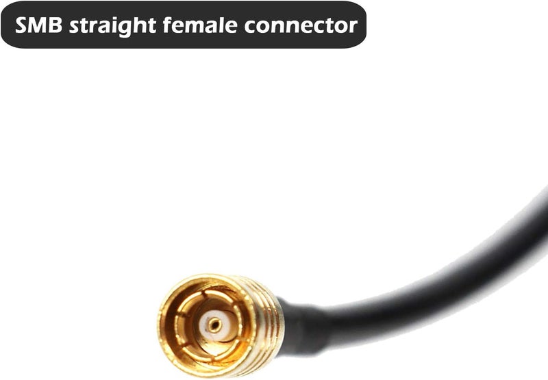 Anina 23' XM Antenna Extension Cable for Sirius Home Vehicle Satellite Radio Stereo Receivers Tune Straight SMB Male to Straight SMB Female - Image 4