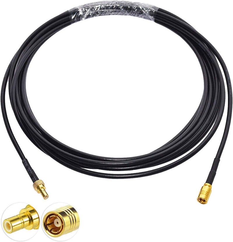 Anina 23' XM Antenna Extension Cable for Sirius Home Vehicle Satellite Radio Stereo Receivers Tune Straight SMB Male to Straight SMB Female - Image 1