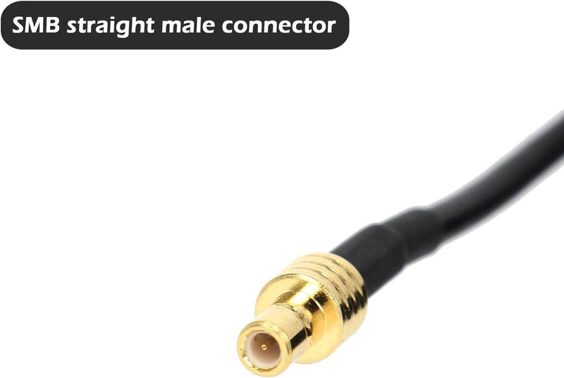 Anina 23' XM Antenna Extension Cable for Sirius Home Vehicle Satellite Radio Stereo Receivers Tune Straight SMB Male to Straight SMB Female - Image 3