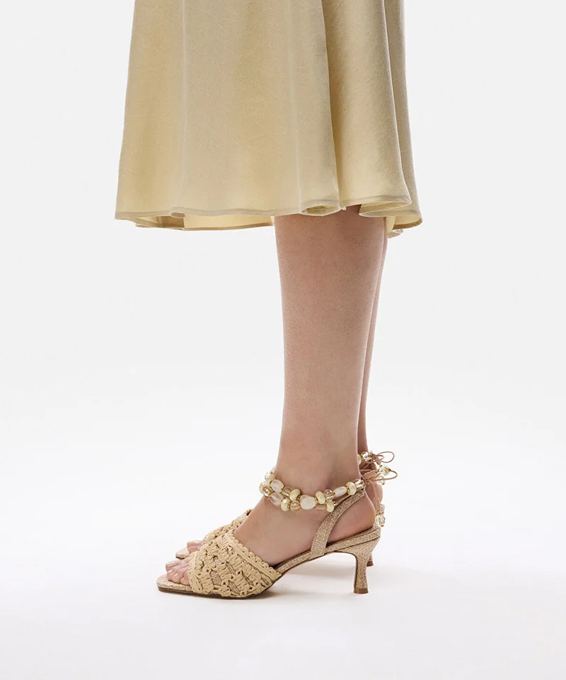 Ipekyol Mixed Bead-Adorned Heels