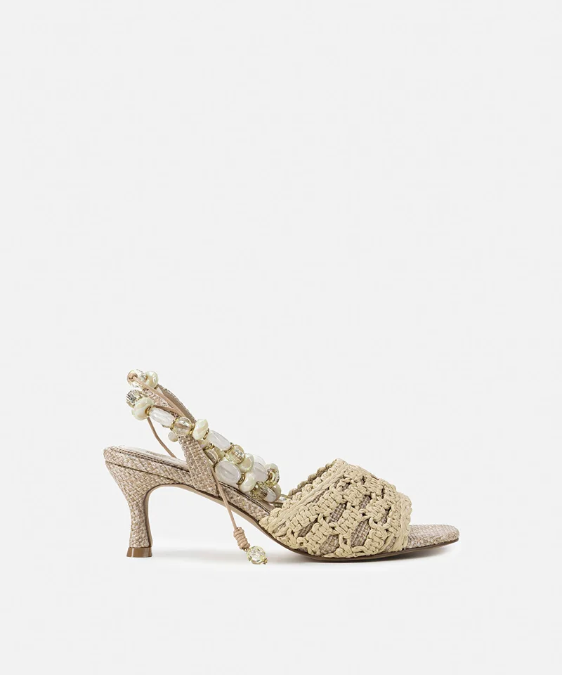 Ipekyol Mixed Bead-Adorned Heels