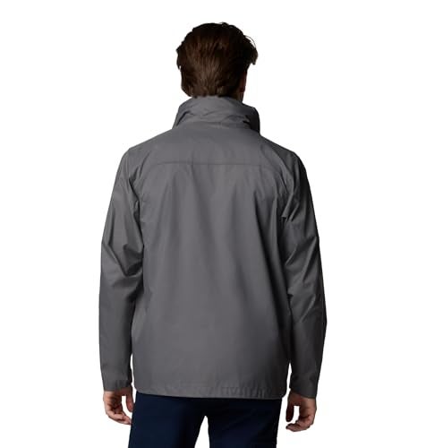 Columbia Mens Glennaker Lake II Rain Jacket, City Grey, Small - Image 2