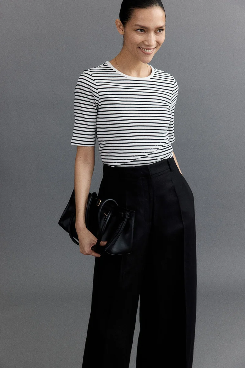 H&M MAMA 2-pack Before & After nursing tops