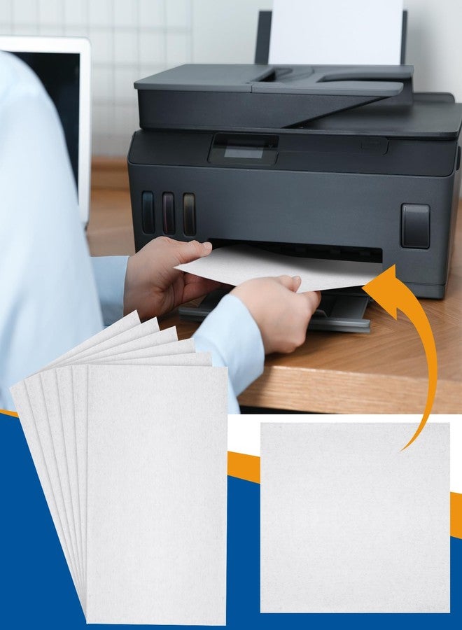 Fuyoooo 10 Pcs Printer Cleaning Sheet 8.5 x 11 Inch Scanner Cleaning Sheets Laser Printer Paper for Copier Fax Computer Scanner Printing - Image 5