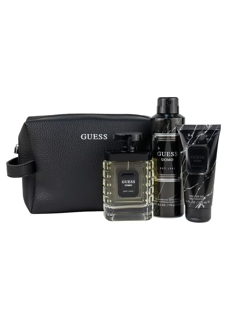 Guess Uomo EDT 100Ml + Shower Gel 100Ml + Deodorant 170Gr + Pouch Gift Set For Men - pzsku/ZD3A787F7F6595F51F84EZ/45/_/1727694929/65fbf022-edfd-4c66-8ffa-76a9d37b68bd