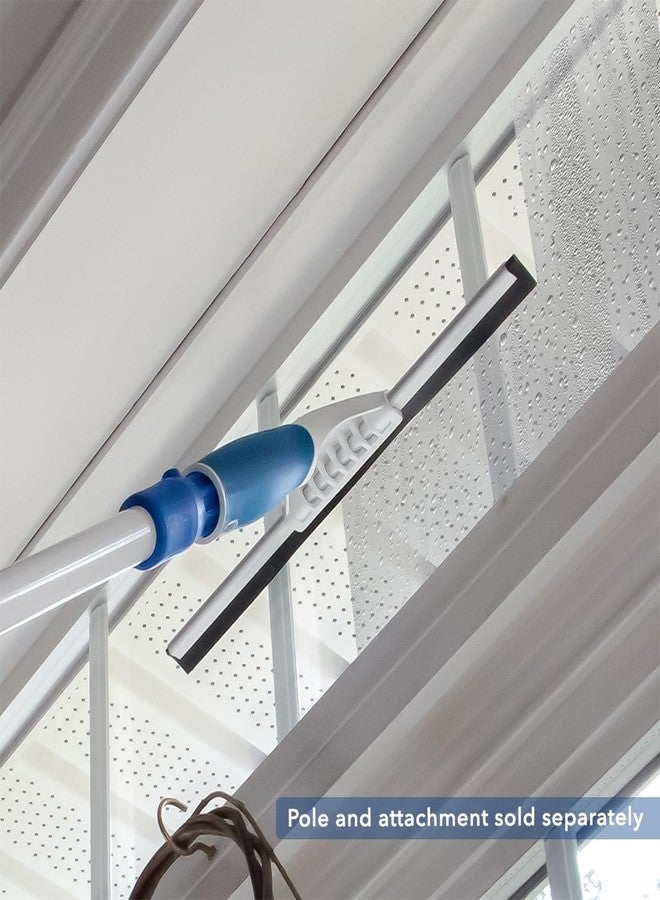 Unger 12” Glass & Surface Squeegee - Multipurpose Rubber Blade Squeegee for Shower Glass, Window Cleaning, Professional Grade Cleaning Tool for The Home - Image 4