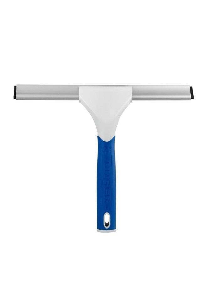 Unger 12” Glass & Surface Squeegee - Multipurpose Rubber Blade Squeegee for Shower Glass, Window Cleaning, Professional Grade Cleaning Tool for The Home - Image 1