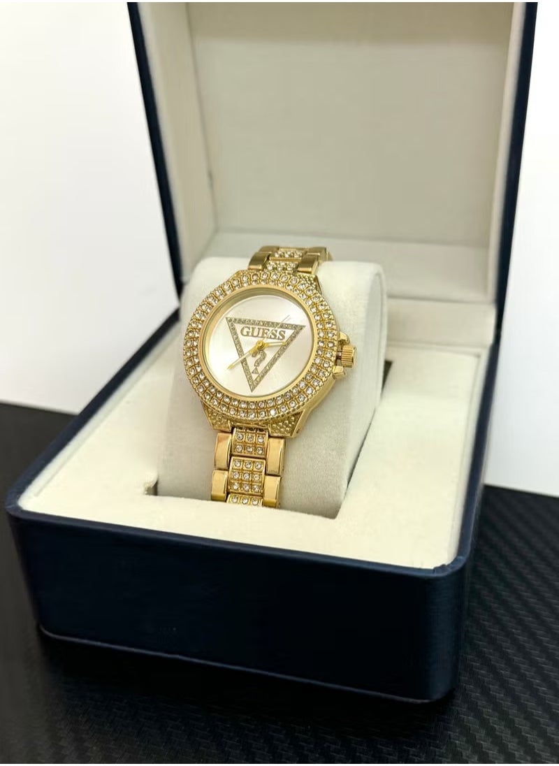 General Women's Stainless Steel Two-Tone Crystal Accented Watch  - Image 1