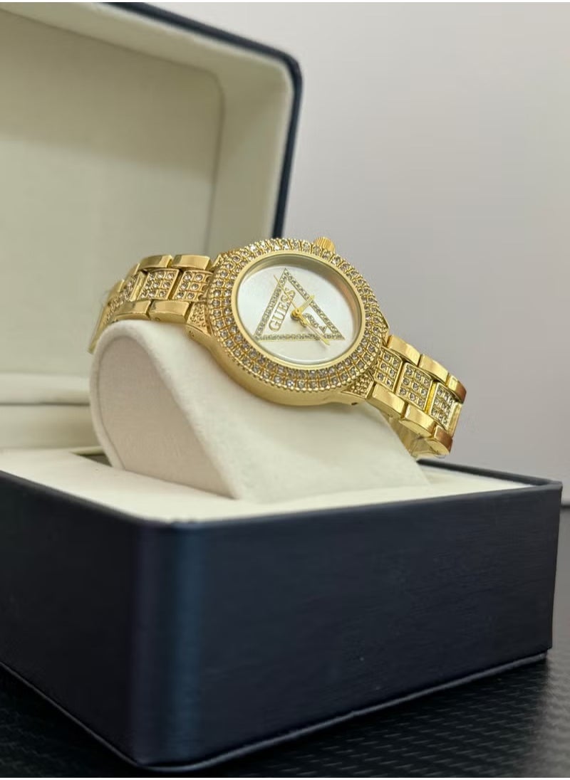 General Women's Stainless Steel Two-Tone Crystal Accented Watch  - Image 4