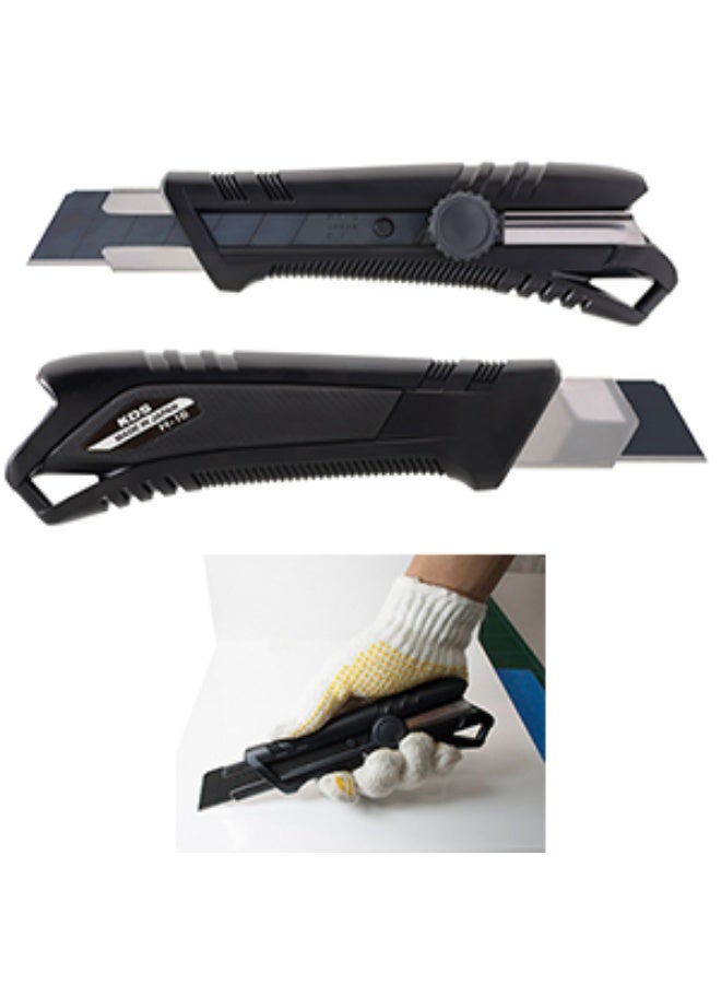 KDS H-16 JOB BOSS MASTER PRO 25mm Extra Heavy Duty Utility Knife with Spare Blade - Image 4