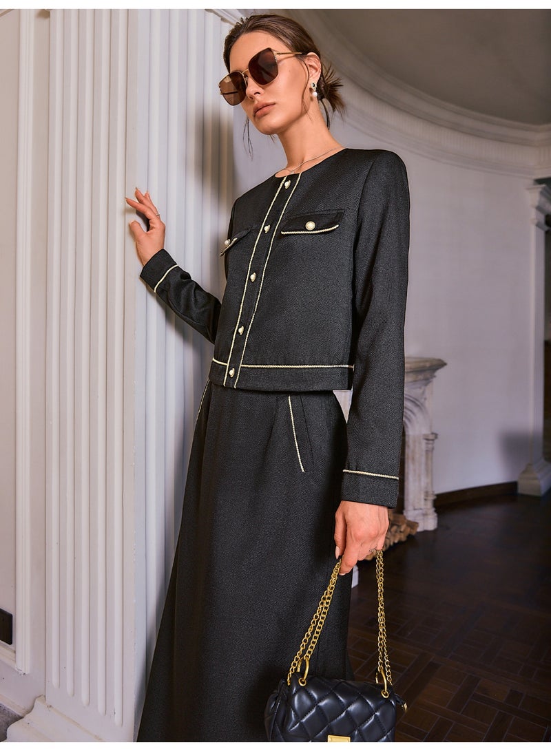 سيمبلي مجموعة ملابس قطعتين للمرأة - مطابقة أعلى وسراويل لمظهر أنيق - Image 5