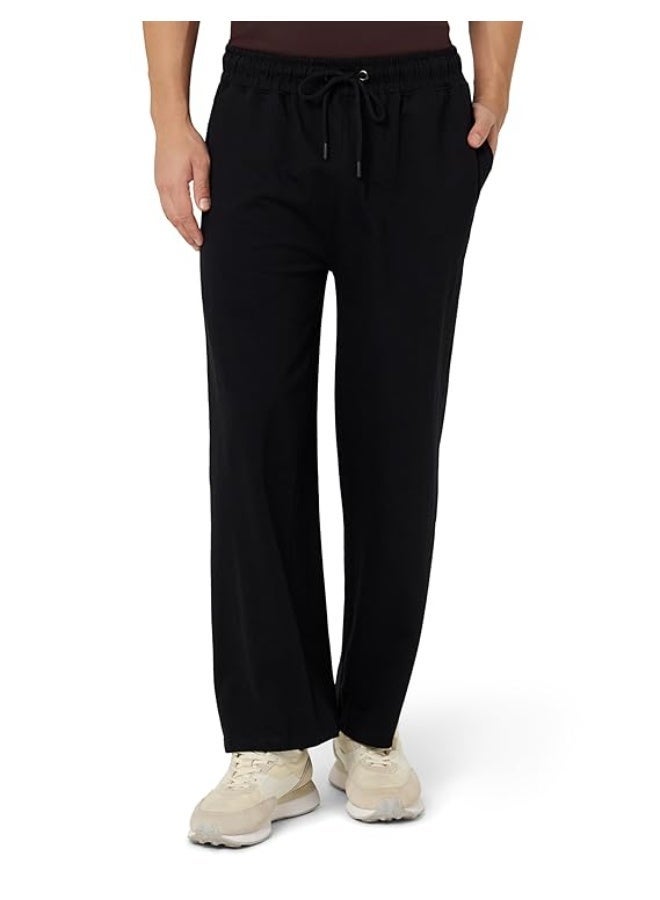 Styli Men Solid Wide Leg Trackpant with Drawstring Closure XL - Image 1