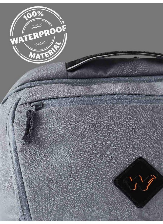 WILDCRAFT - Wildcraft Seeker Laptop Backpack 23 L - Grey Topographic - Image 1