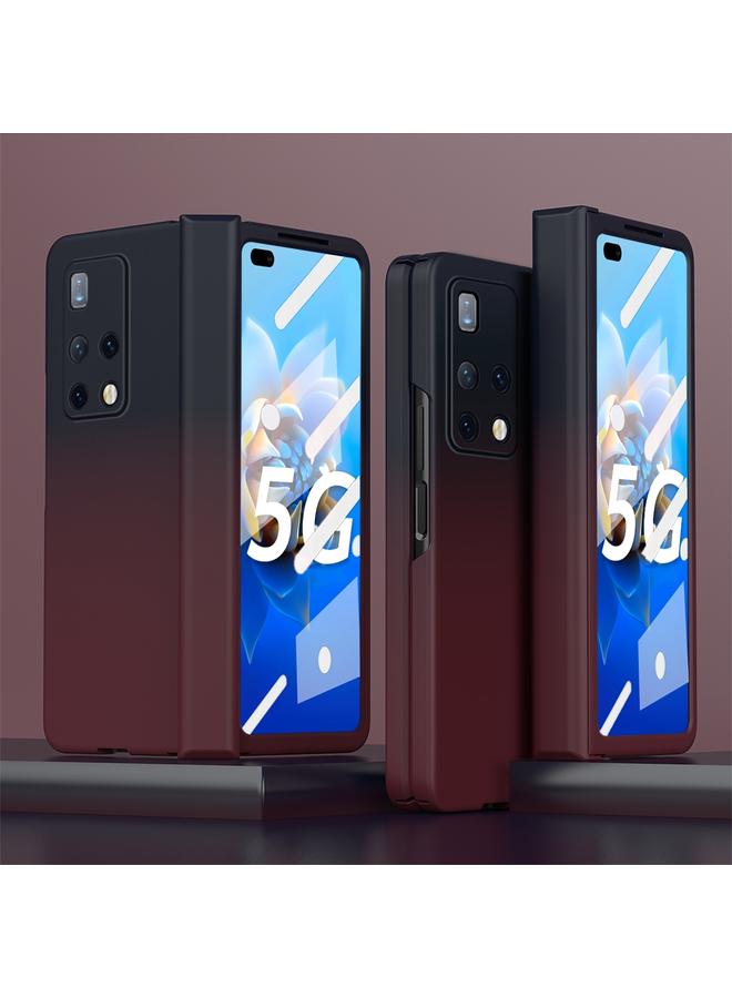 زبون جراب لهاتف Huawei Mate X2، جراب هاتف مدمج من مادة فيلمية مقواة بألوان متدرجة - Image 1
