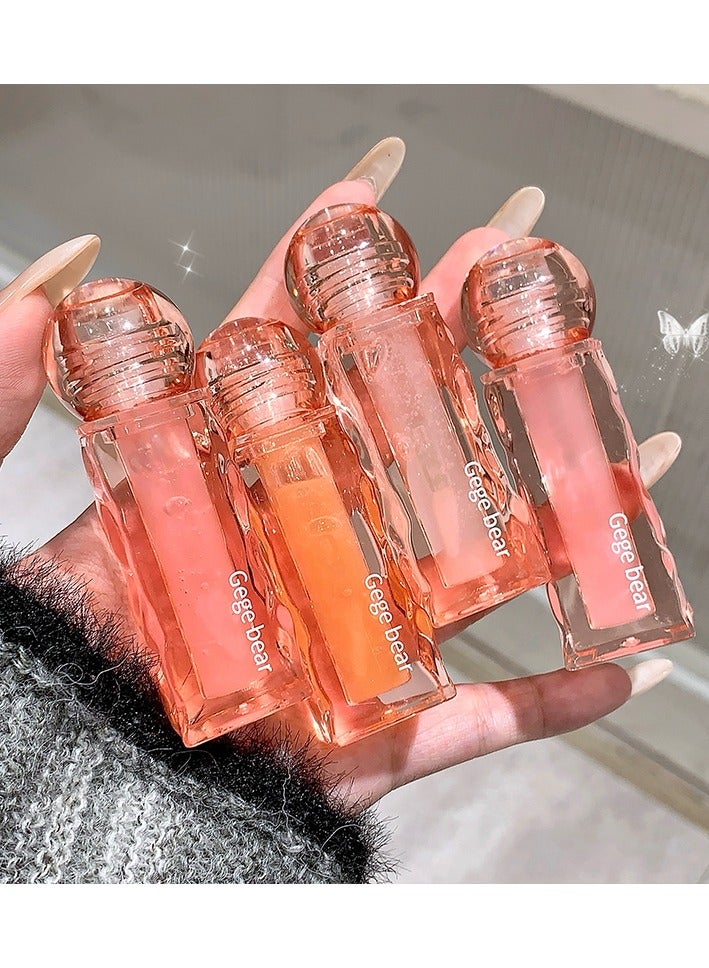 Gege bear Hydarating Moisturising Smooth Soft Glass Finish Liquid Lip Gloss 03 - Image 3