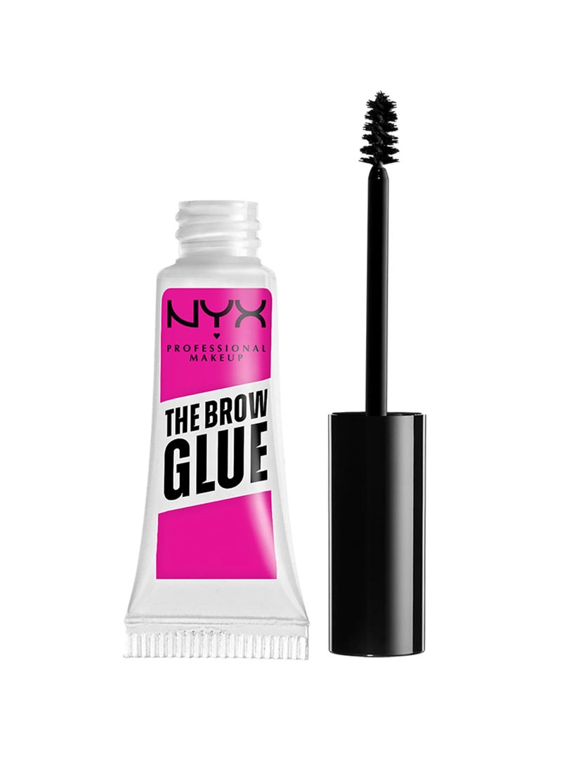 NYX PROFESSIONAL MAKEUP The Brow Glue Extreme Hold Eyebrow Setting Gel Clear 01 Clear  - Image 1