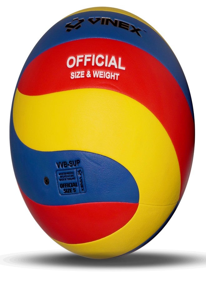 Vinex Superia Volleyball - Size 5 | Soft PU Pasted Volleyball with Butyl Bladder & Nylon Winding | Durable Indoor/Outdoor Ball for Training & Recreation - Image 2