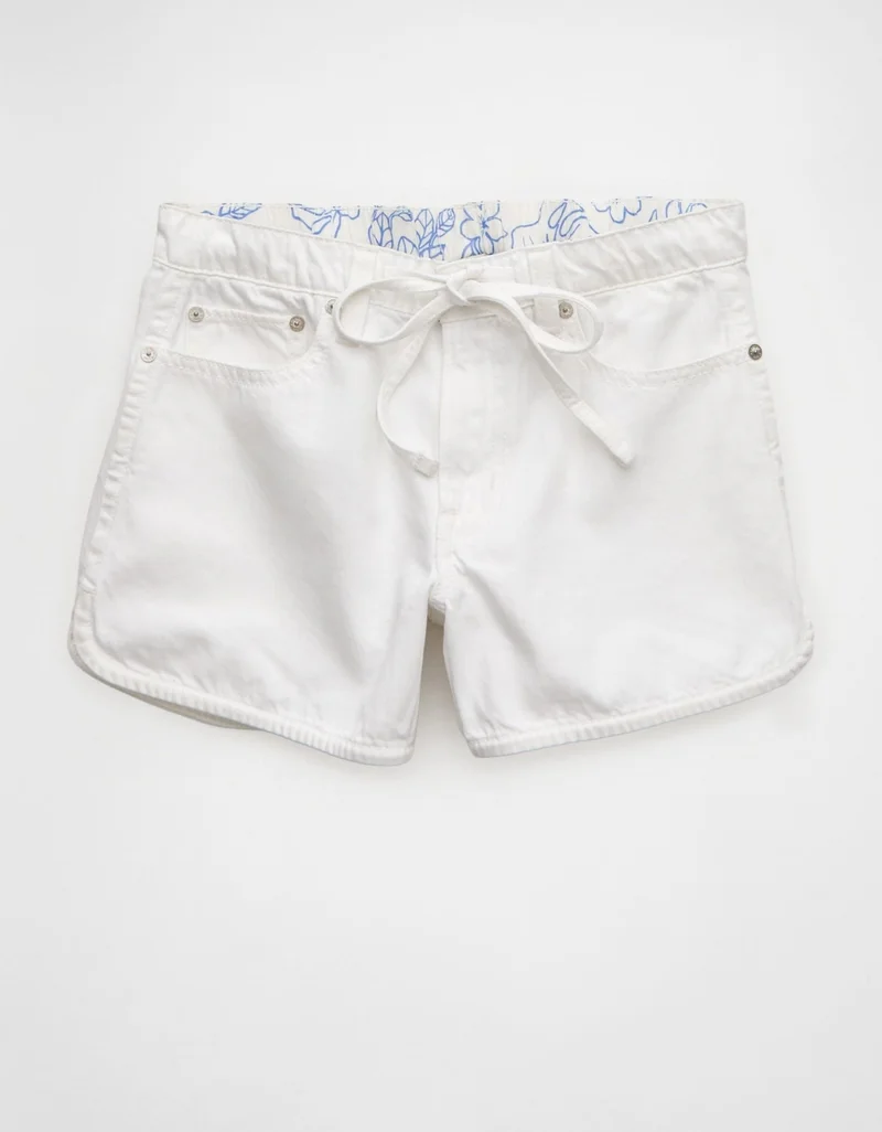 American Eagle  AE Dreamy Drape Low-Rise Beachy Baggy Short for Women | Best Price UAE