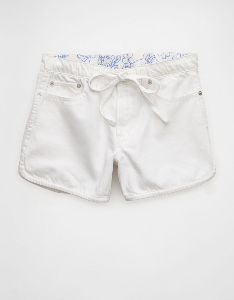 American Eagle AE Dreamy Drape Low-Rise Beachy Baggy Short - Image 4