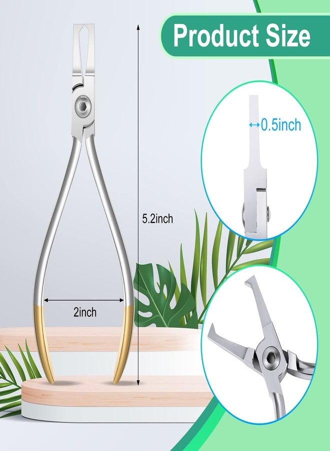 Nuogo Braces Removal Tool Kit Orthodontic Bracket Removing Pliers Bracket Remover for Braces for Stainless Steel Brace Removal Tooth Gripper Plier Pulling Kit Tool - Image 3