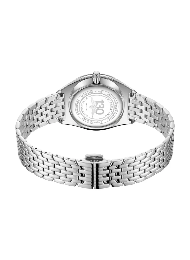 Rotary  Men's Ultra Slim Analogue Watch, 38 mm, Silver Dial, Stainless Steel Bracelet for Men | Best Price UAE