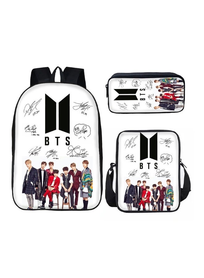 3-In-1 BTS Series Printed School Backpack