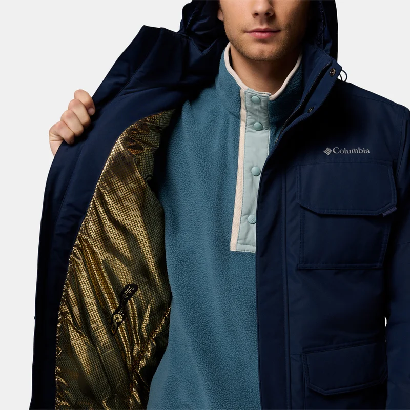 Columbia Blue Men's Landroamer II Waterproof Parka Jacket for Men | Best Price UAE