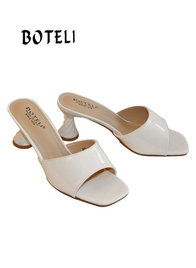 BOTELI Women'S Sizes 36-42  Sandals, Easy To Put On And Take Off; The Shoe Upper Is Designed With A Simple Straight Strap  - Image 3