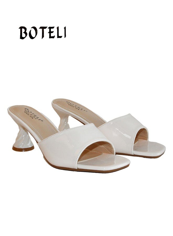 BOTELI Women'S Sizes 36-42  Sandals, Easy To Put On And Take Off; The Shoe Upper Is Designed With A Simple Straight Strap  - Image 1