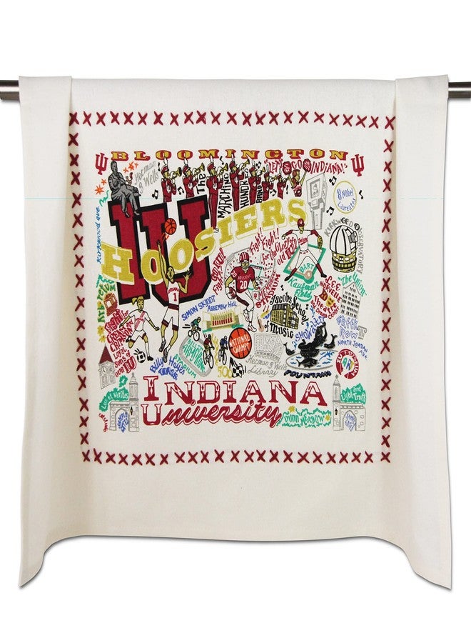 Catstudio Dish Towel, Indiana University Hoosiers Hand Towel - Collegiate Kitchen Towels for Indiana Fans for Graduation, Game Day, Students & Alumni - Image 1