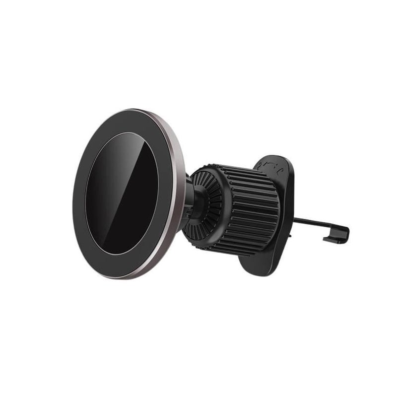 Black Magnetic Car Phone Holder with Strong Magnetic Hold and Air Vent Mount for Universal Fit - Senko Aura - Image 1
