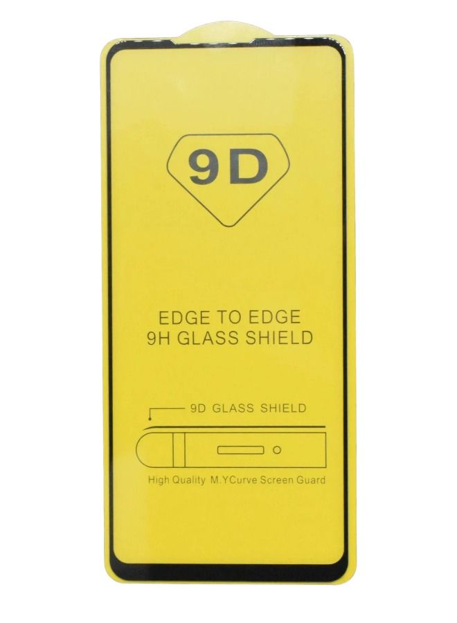 BORTONY Tempered Glass Screen Protector With 9H hardness For Samsung Galaxy A21S Black - Image 1