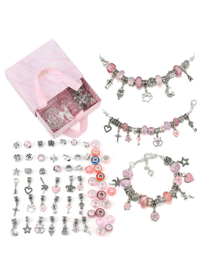 The International Station Hot Cartoon Christmas Suit Diy Handmade elry Children's Bracelet Women's Exquisite Gift Box