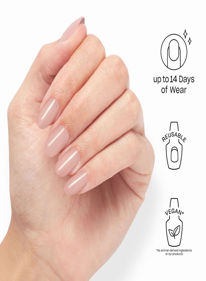 OPI On Point Put it in Neutral | Short Round Soft Nude Beige Pink Press On Nails | 24 Count with Nail Glue | Long Lasting, Reusable, Non-damaging | Fall 2025 Shades - Image 2