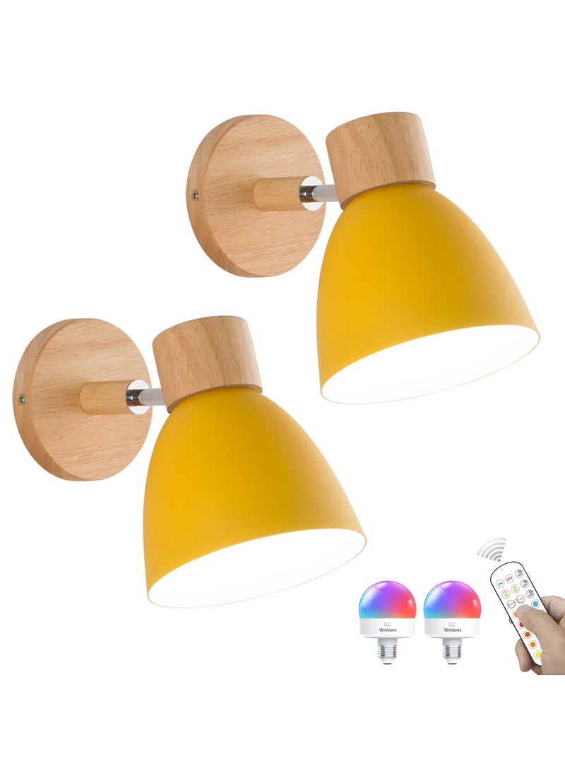 واملامز مصباح حائط ذكي يعمل بالبطارية بدون الحاجة إلى أسلاك - Image 1