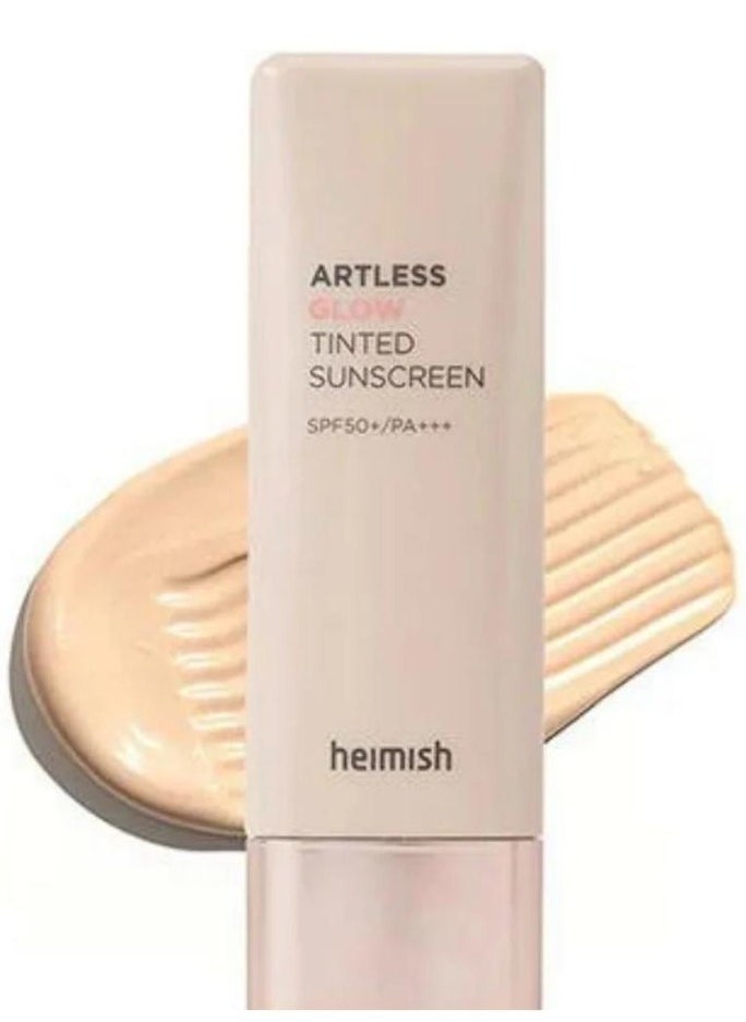 Heimish Heimish Heimish Glow Tinted Sunscreen SPF 50+ PA+++ - 50ml | Brightening and Protecting Sunscreen | Tinted for Even Skin Tone, Hydrating, and UV Protection  - Image 1