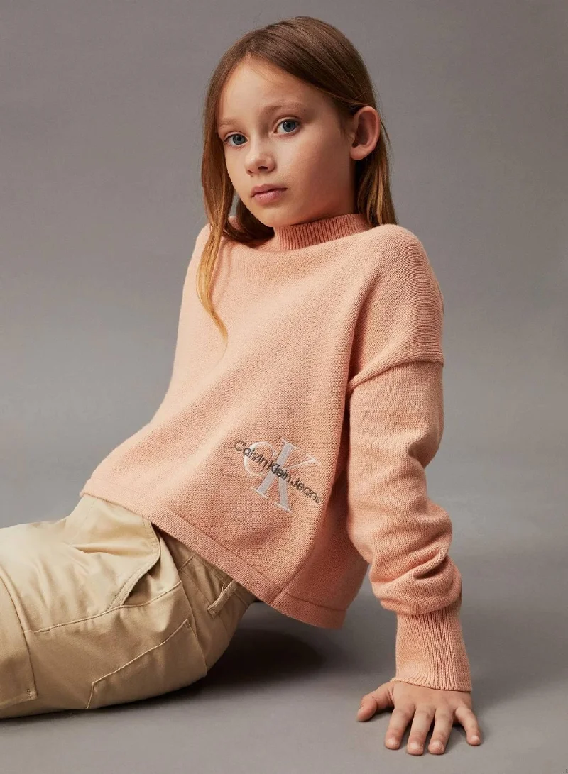 Calvin Klein Jeans  Relaxed Logo Jumper for Women | Best Price UAE