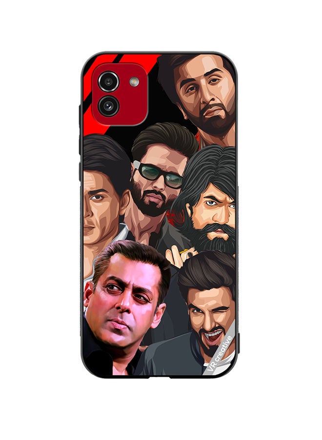 VR CREATIVE Protective Case Cover For Samsung Galaxy A03 Bolyywood Actors Design Multicolour - Image 1