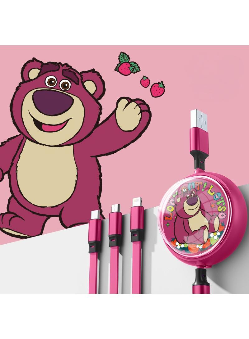 Y&D Fast Charging Three In One Portable Storage Data Cable - Image 4